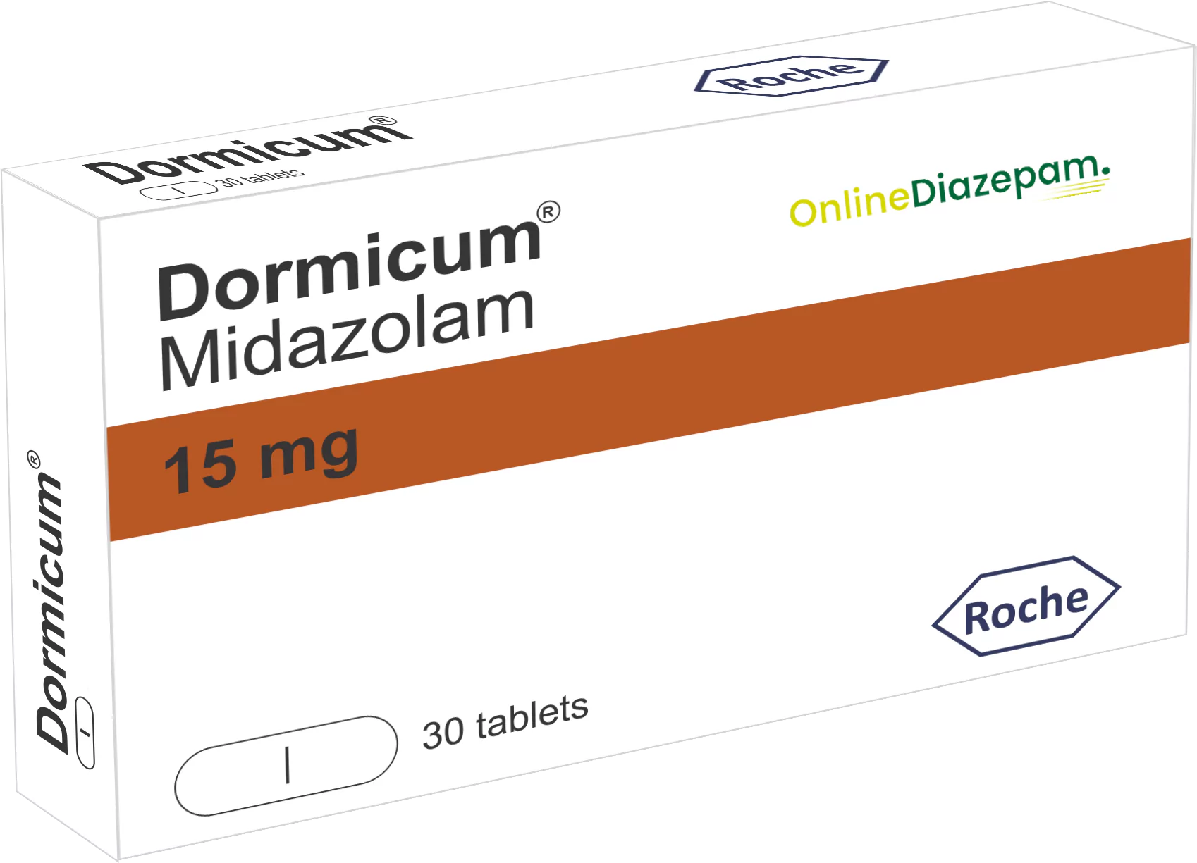 Dormicum 15 mg Midazolam 30 Tablets